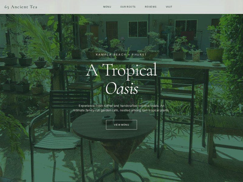 Preview for 63 Ancient Tea - Tropical Café