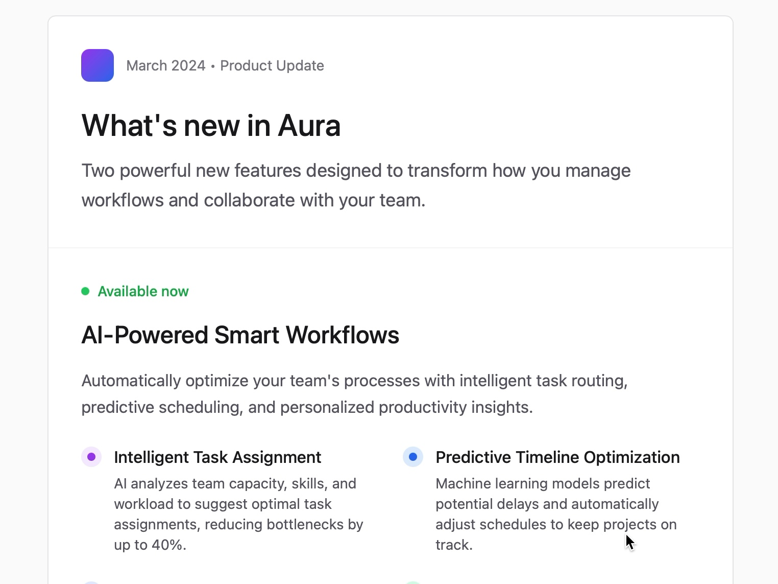 Preview for Newsletter Email Workflows