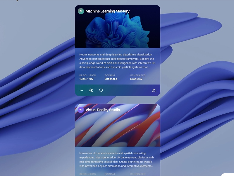 Preview for Interactive Machine Learning Card UI