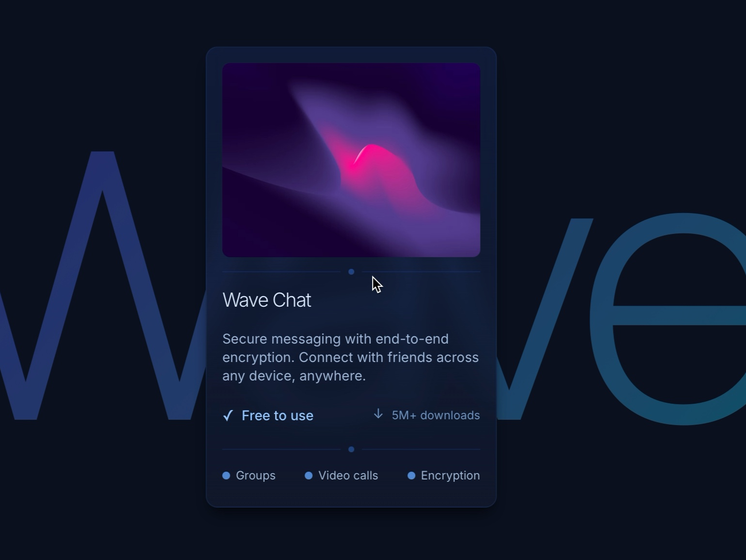 Preview for Chat App UI with Gradient Background