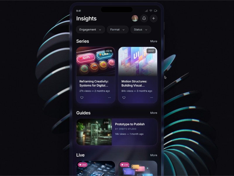 Preview for Insights Mobile App Template
