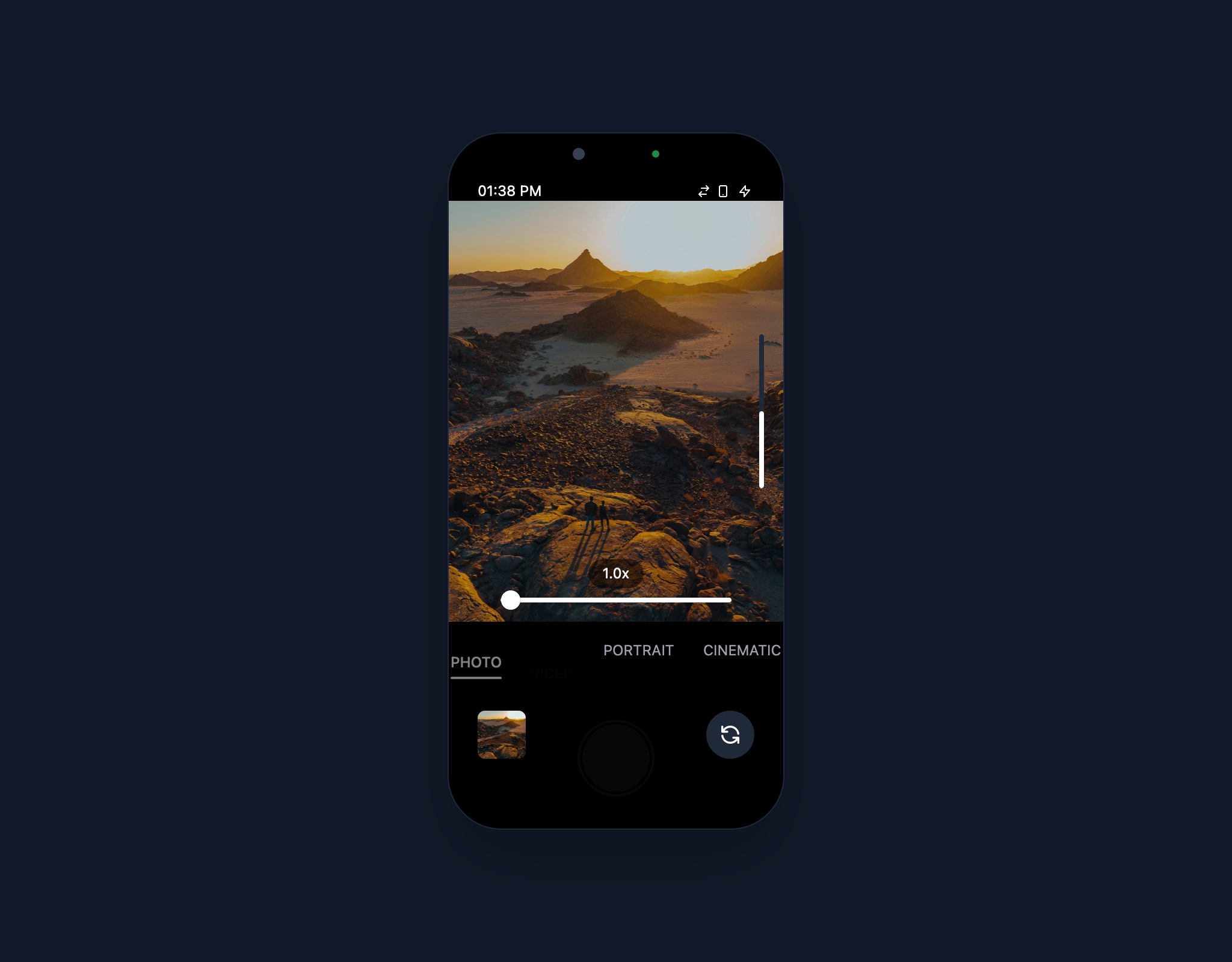 Preview for Mobile Camera Interface UI