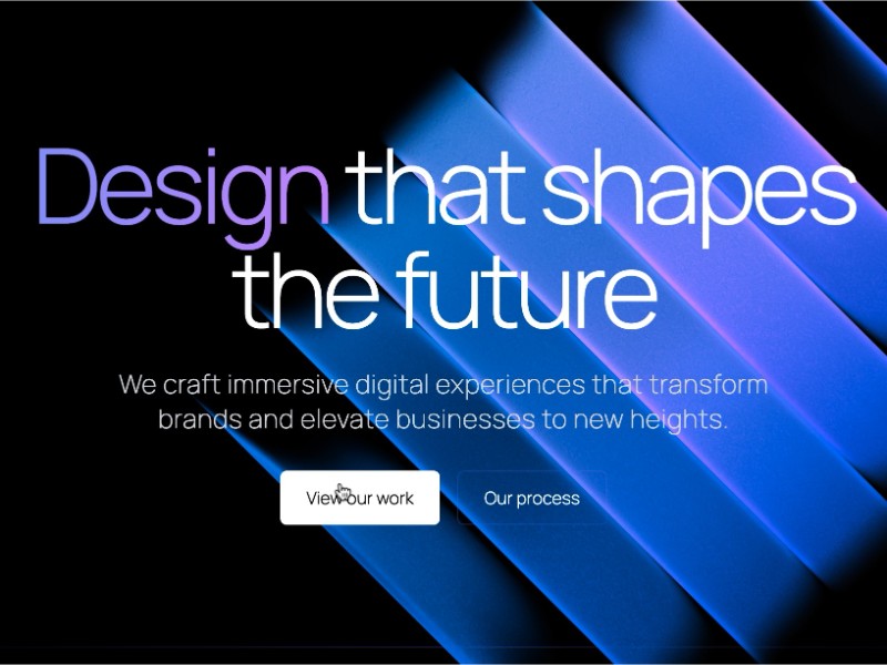 Preview for Digital Design Agency Home UI v1