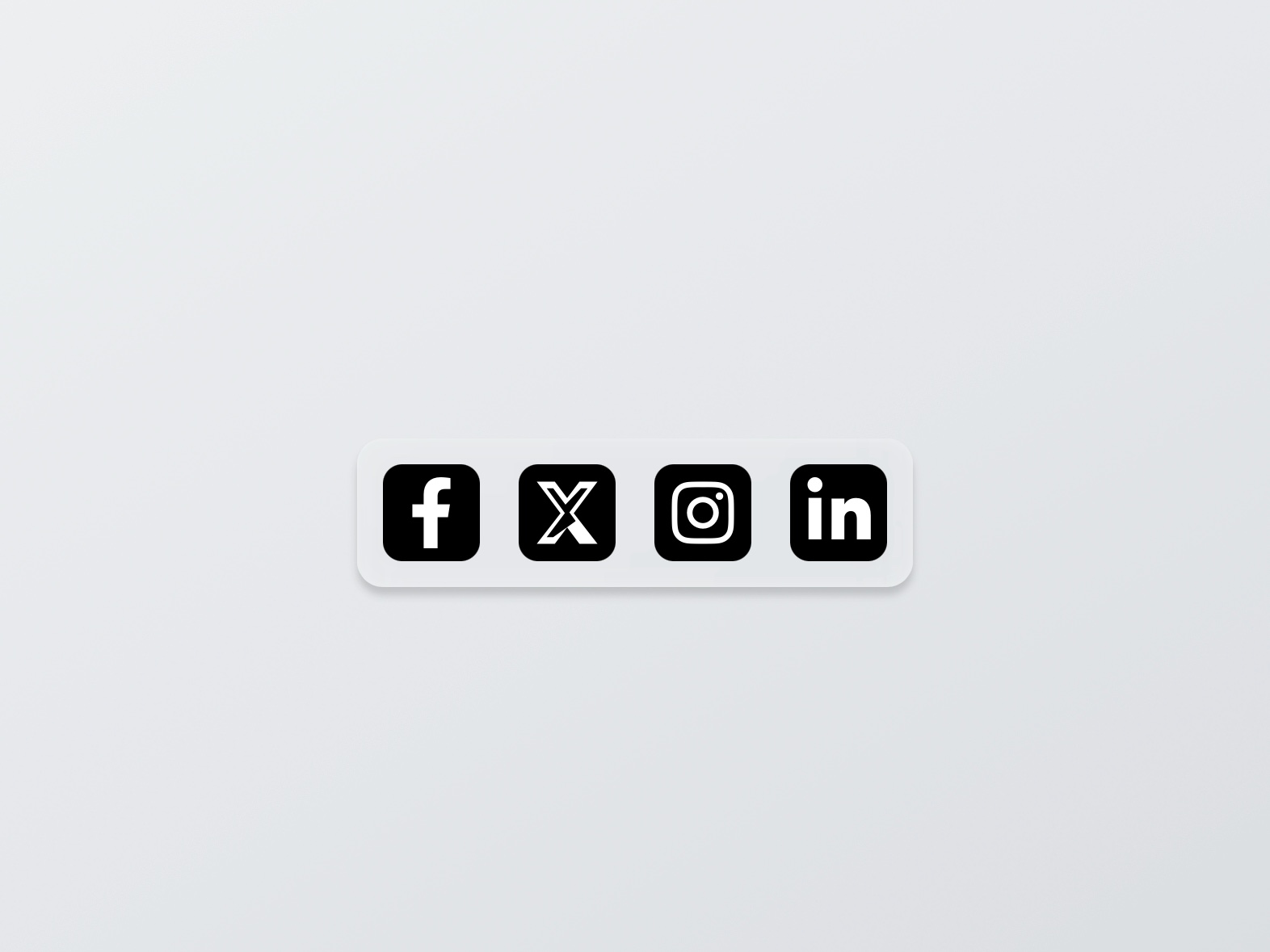 Preview for Interactive Social Media Icon Dock