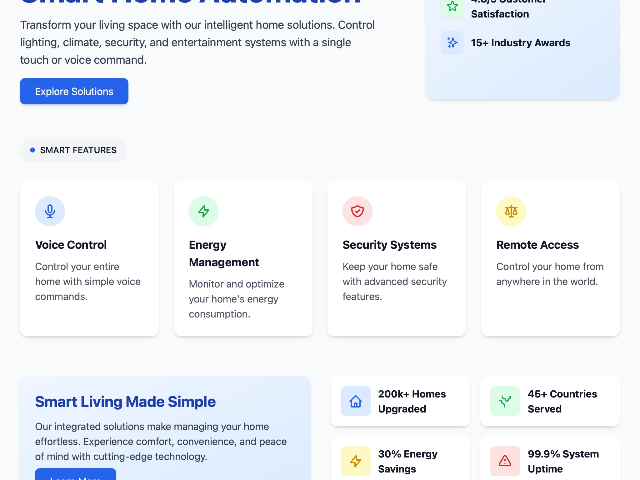 Preview for Home Automation Features Overview