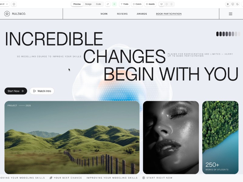 Preview for Hero Header v1