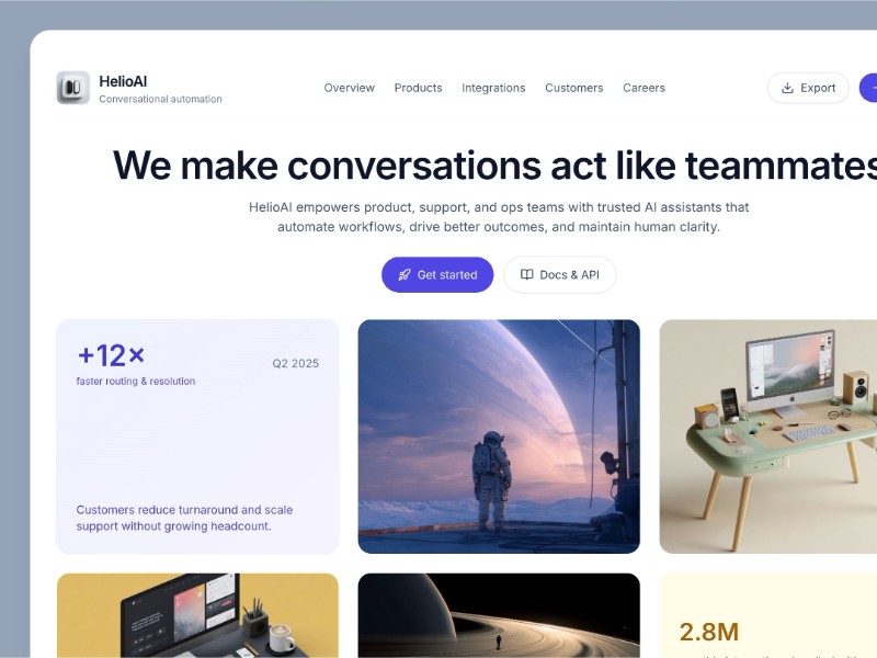 Preview for Conversational Automation Landing Page