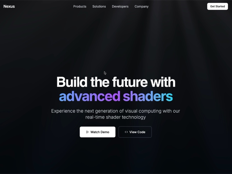 Preview for Real-Time Shader UI with Features