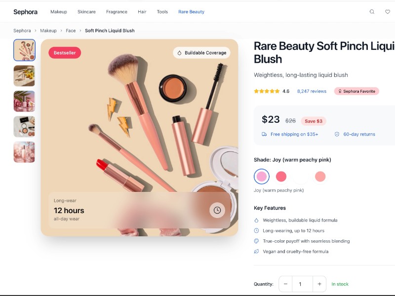 Preview for E-Commerce Product Detail Page Template
