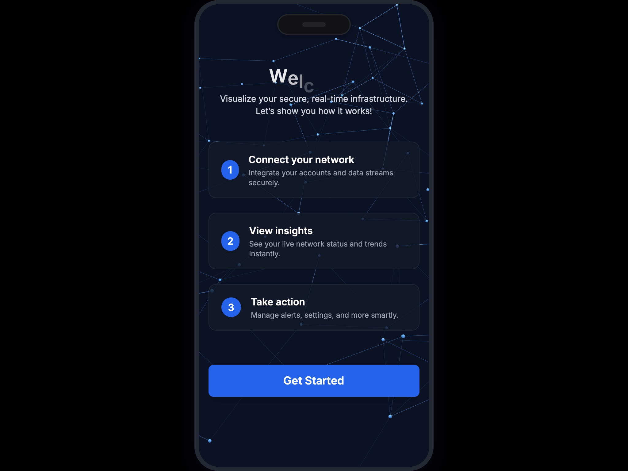 Preview for Mobile Onboarding Interface Mockup