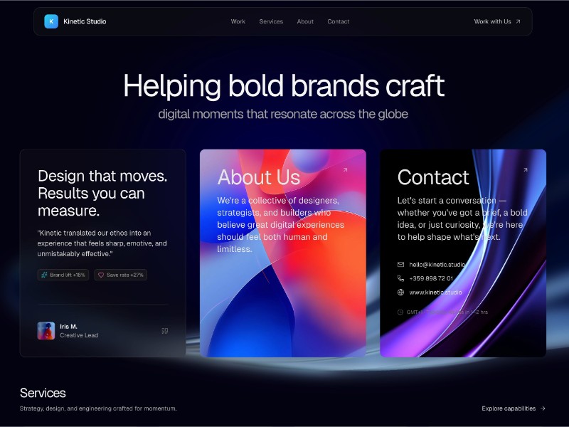 Preview for Floating Glass Header UI