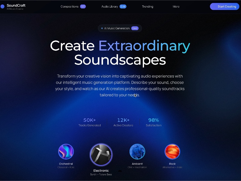 Preview for Music Creation Interface