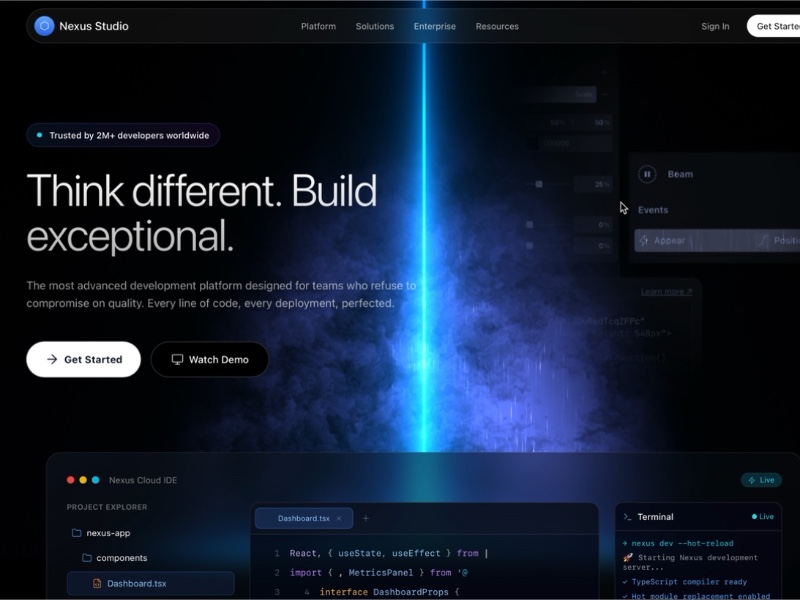 Preview for Nexus Studio Development Platform Template