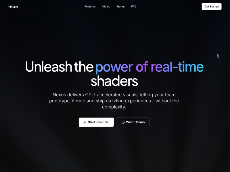 Preview for Real-Time Shader Visualization UI