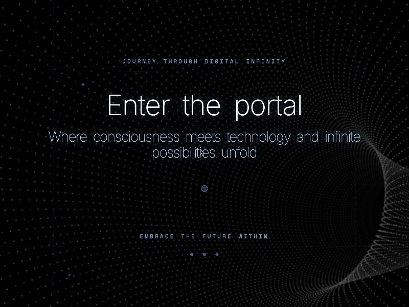 Preview for Interactive Digital Portal UI