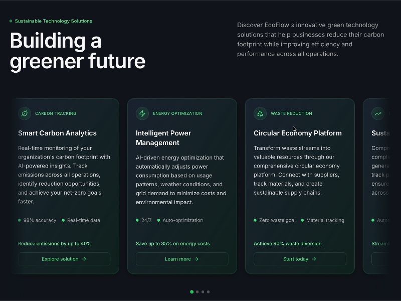 Preview for Green Technology Solutions UI
