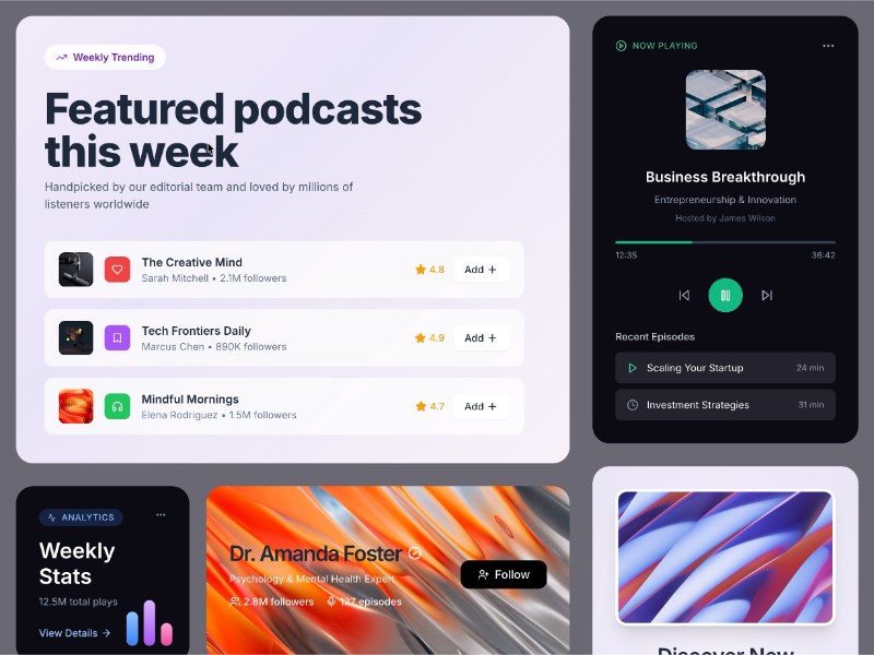 Preview for Podcast Weekly Trending List