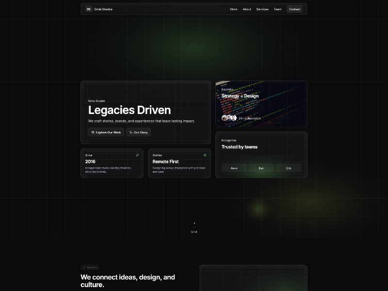 Preview for Creative Work Showcase Layout v3