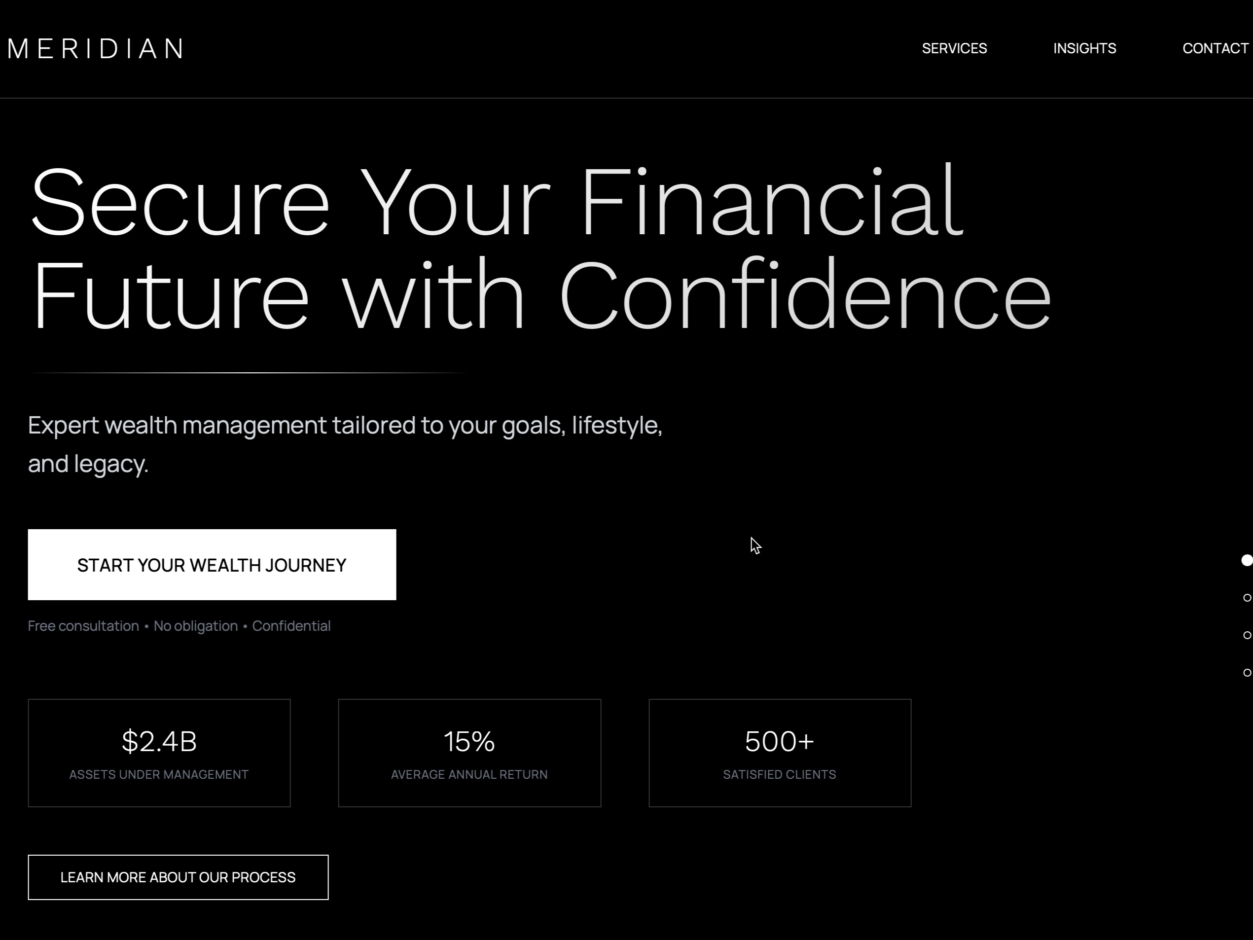 Preview for Full-Screen Scrollable Sections UI