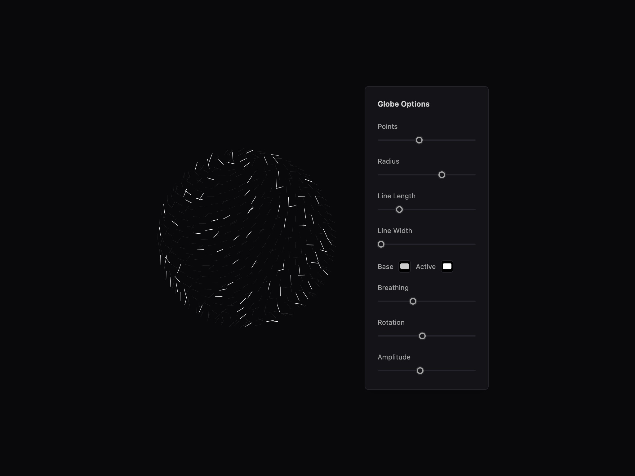 Preview for Interactive 3D Globe Visualization