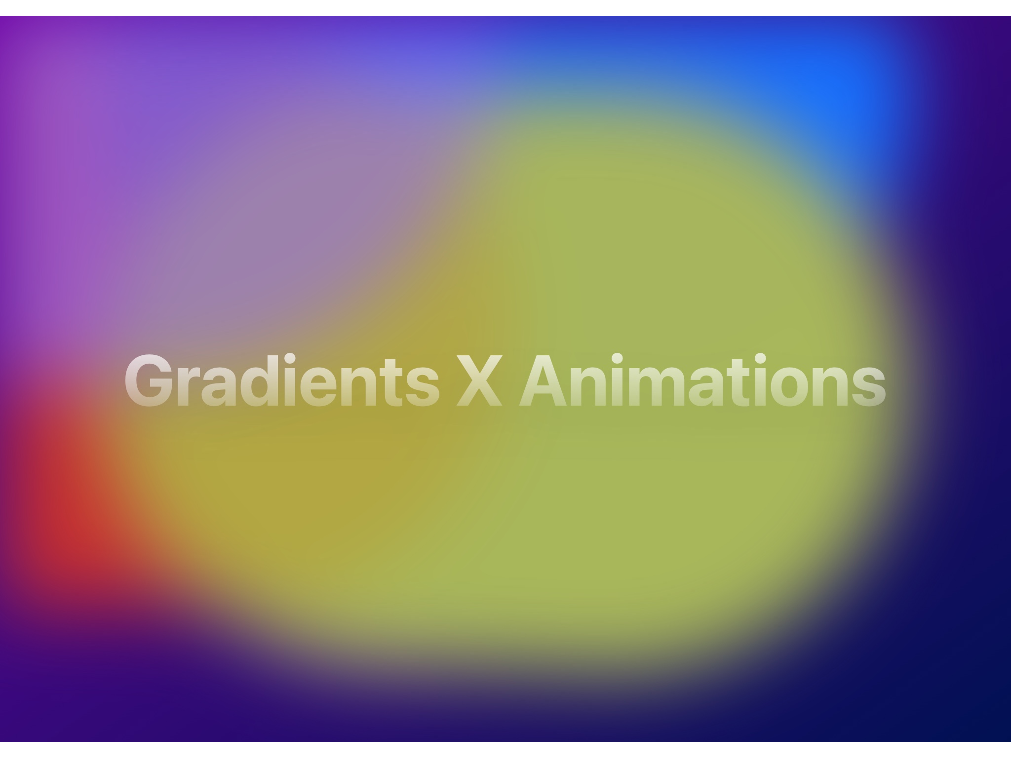Preview for Gradient Background with Animated Blobs