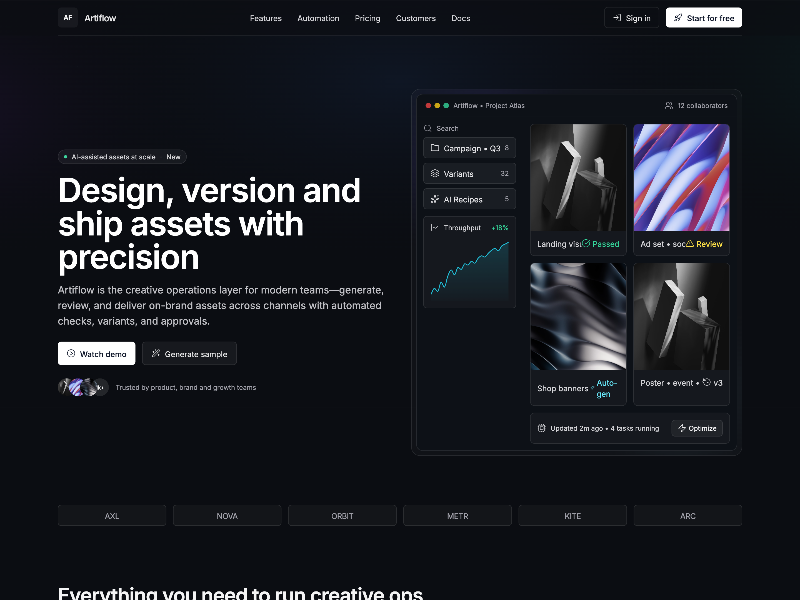 Preview for Brand Asset Management UI v2