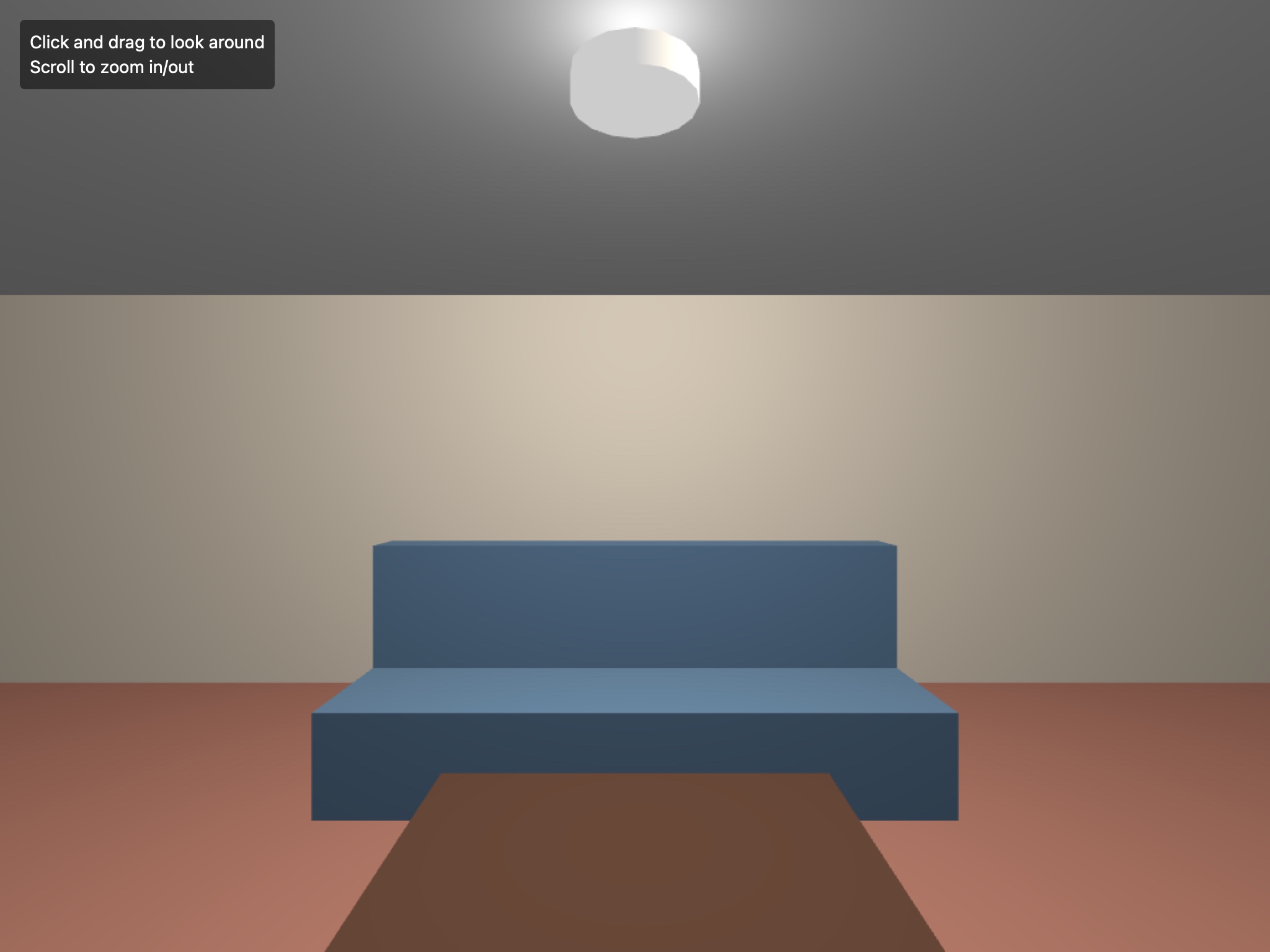 Preview for 3D Interactive Room Interior