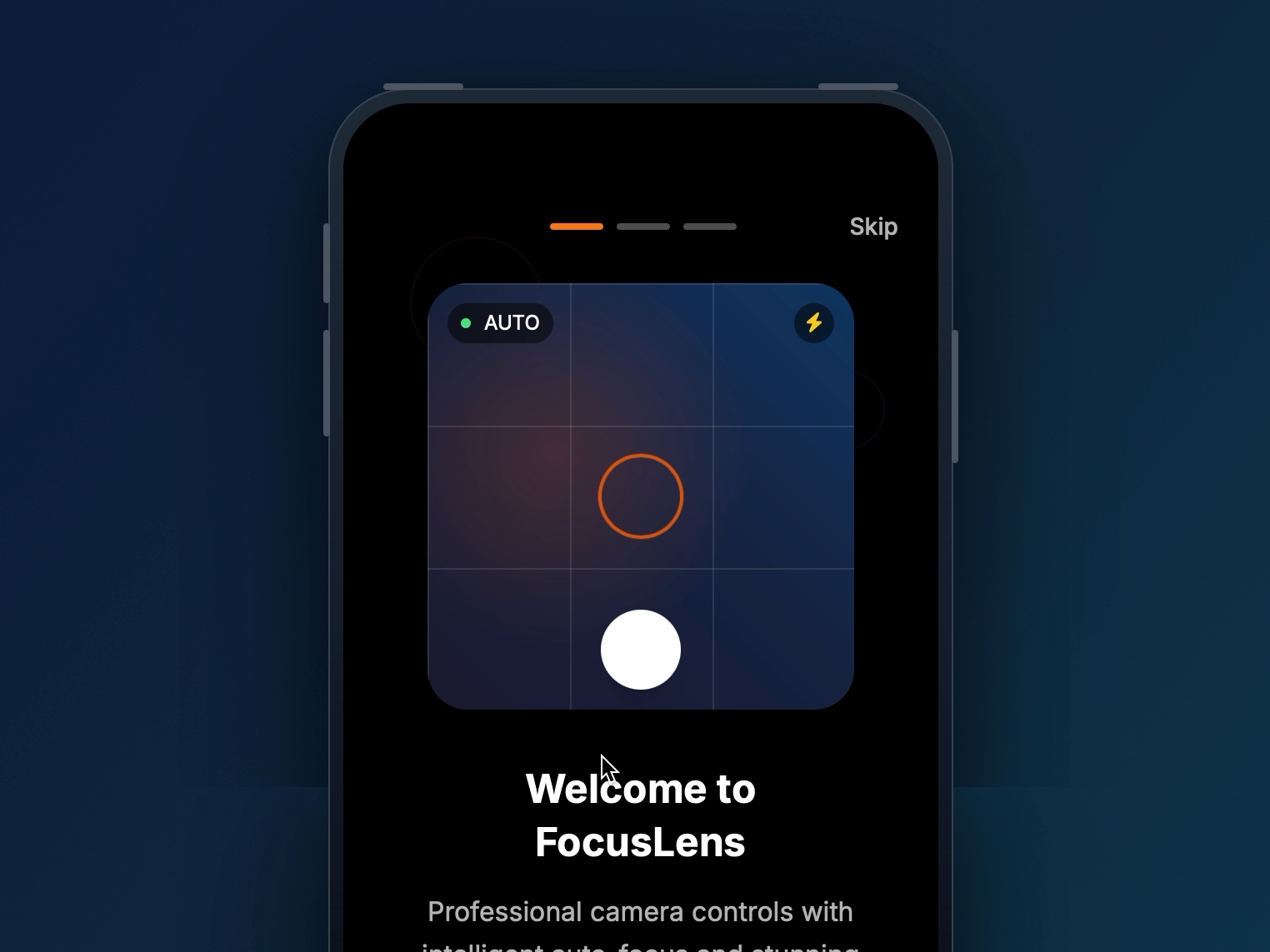 Preview for Mobile Camera Onboarding UI