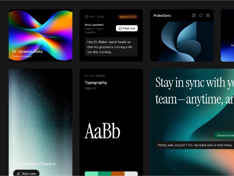 Preview for Digital Health Dashboard UI