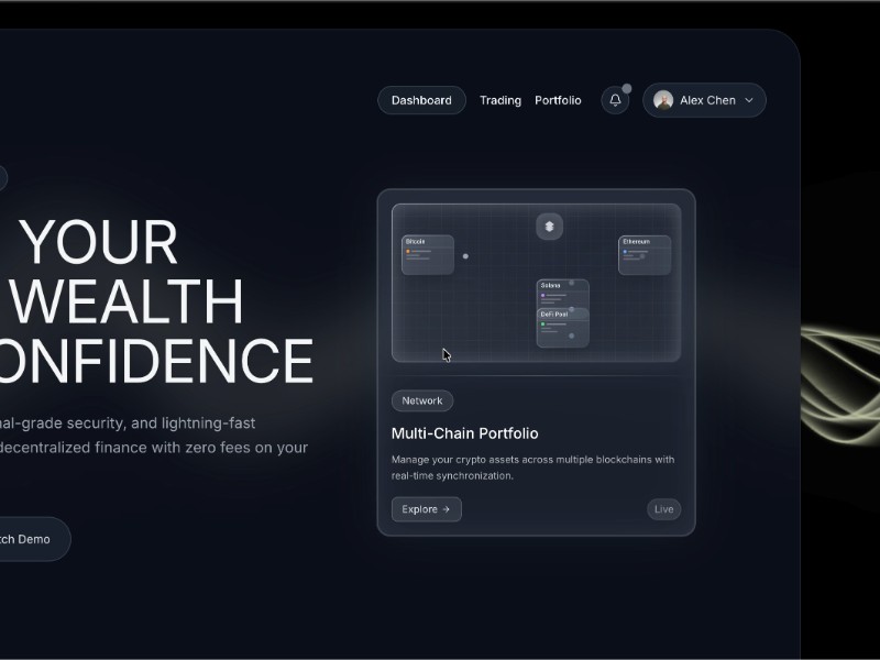 Preview for Digital Wealth Management UI