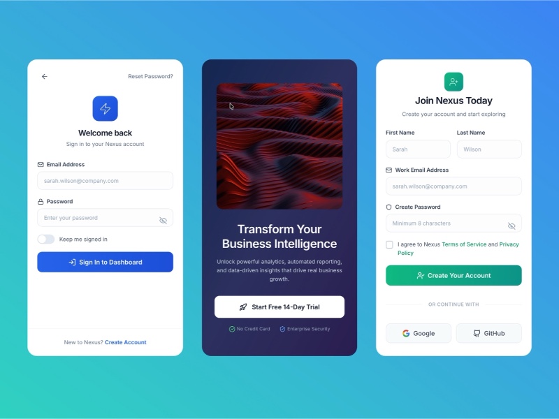 Preview for User Login Interface with TailwindCSS