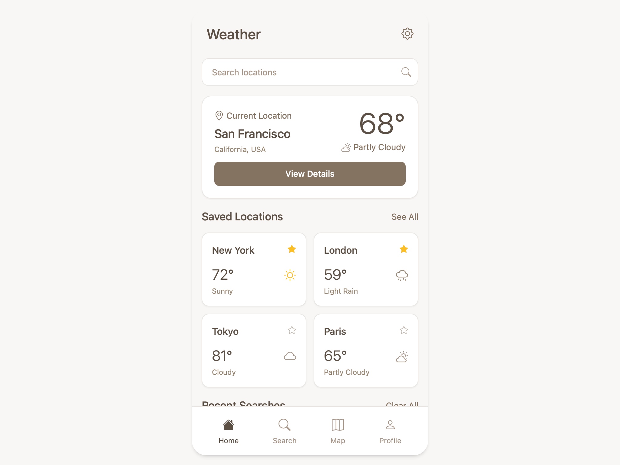 Preview for Weather Forecast and Location Tracker