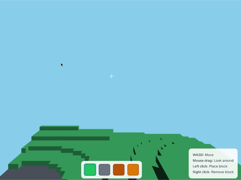 Preview for 3D Block World Builder UI