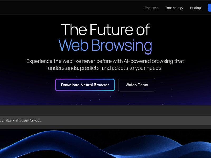 Preview for AI-Powered Web Interface Layout