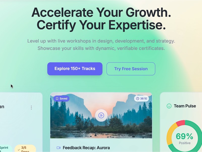Preview for Growth Workshop and Certification UI
