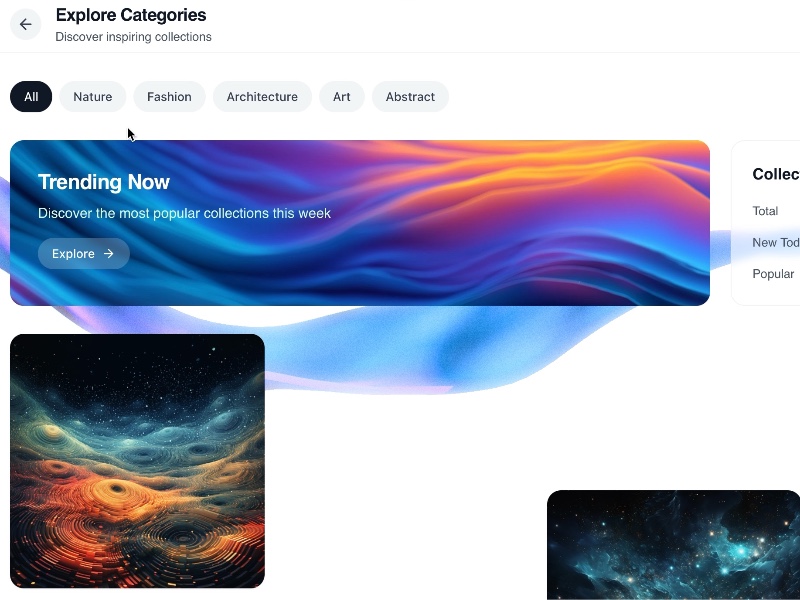 Preview for Category Gallery with Filters