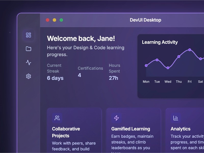 Preview for Interactive Design Learning Interface