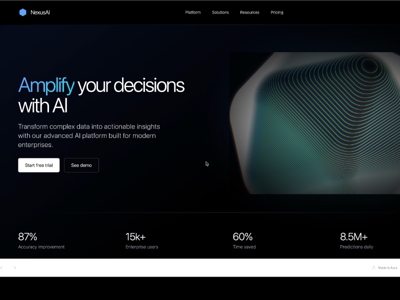 Preview for AI-Driven Decision Support UI