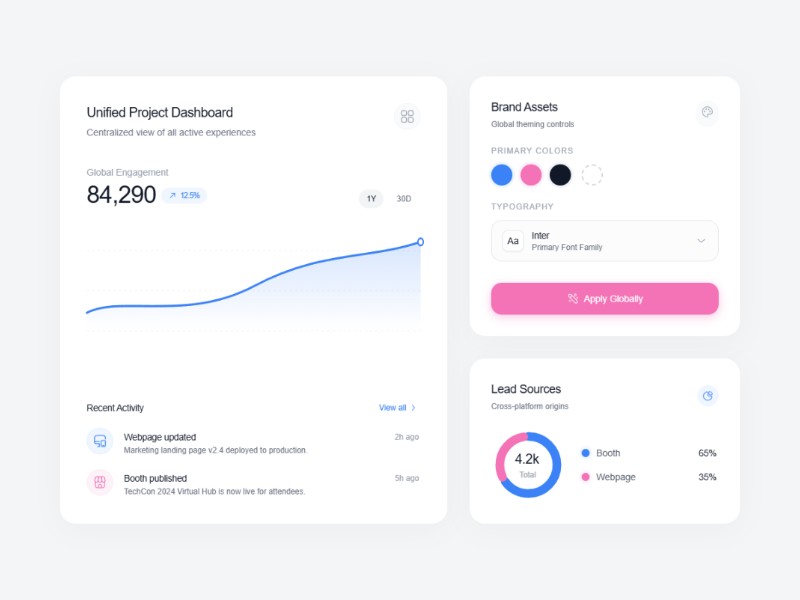 Preview for Analytics Dashboard Template