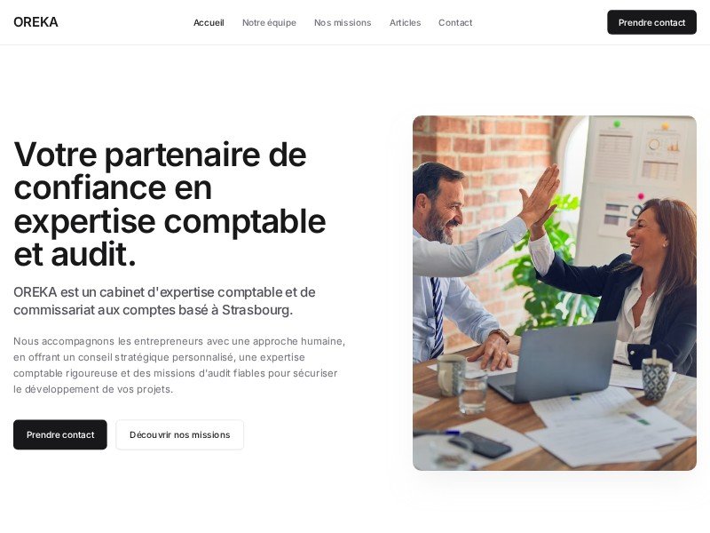 Preview for Accounting Firm Landing Page Template