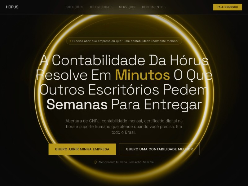 Preview for Accounting Services Landing Page Template