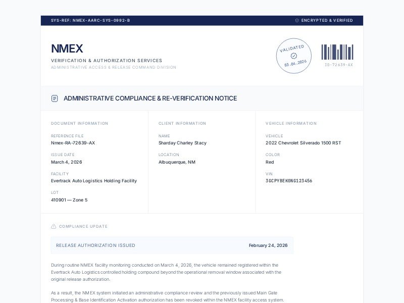 Preview for Administrative Compliance Document Template