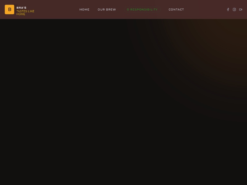 Preview for African Sorghum Beer Brand Landing Page Template