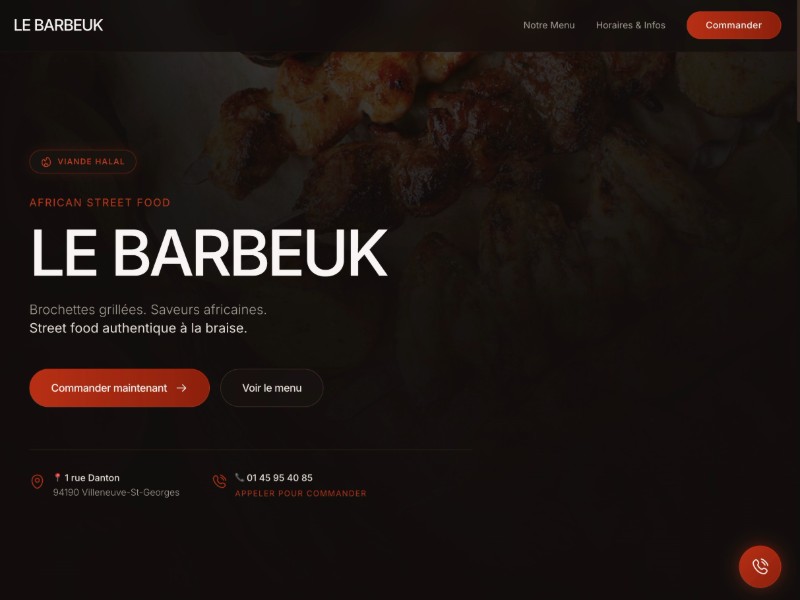 Preview for Le barbeuk restaurant de grillade africain 