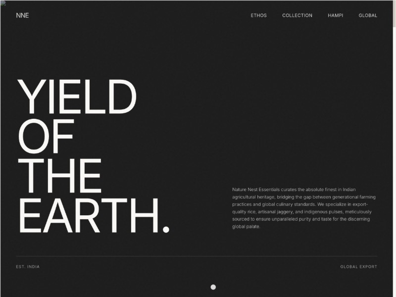 Preview for Agriculture & Global Export Landing Page Template