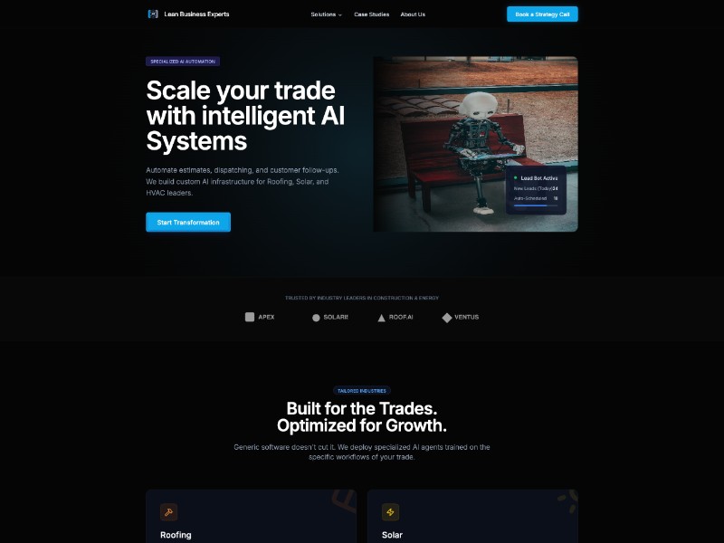 Preview for LBE Home Page