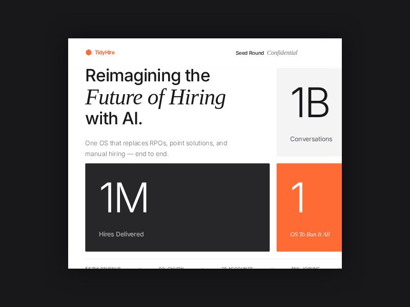 Preview for AI Startup Pitch Deck Template