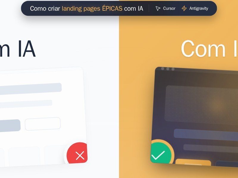 Preview for AI Landing Page Thumbnail Template