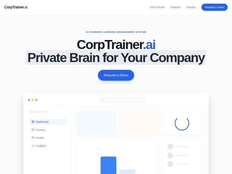 Preview for AI LMS SaaS Landing Page Template