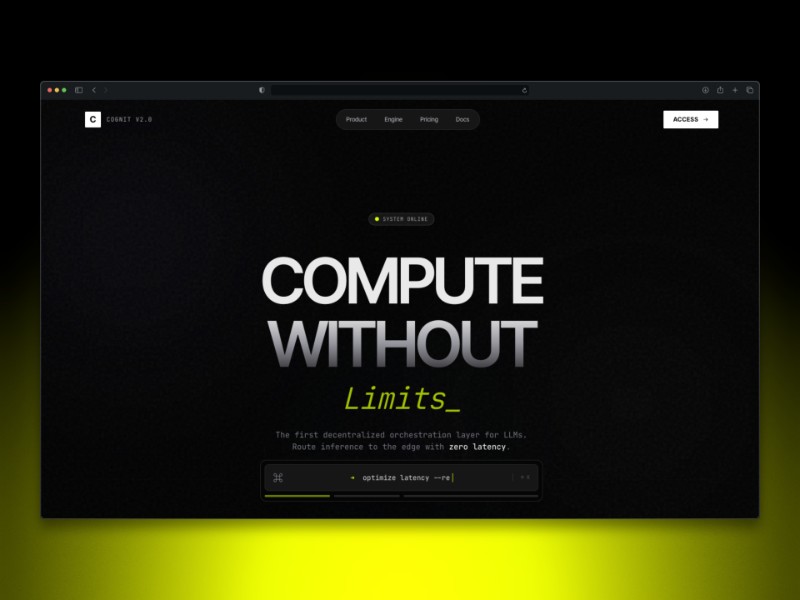 Preview for AI Orchestration SaaS Landing Page Template